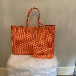 Goyard St Louis GM Orange Tote - See Description!